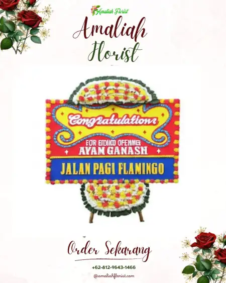 Sewa Papan Bunga Air Kandis